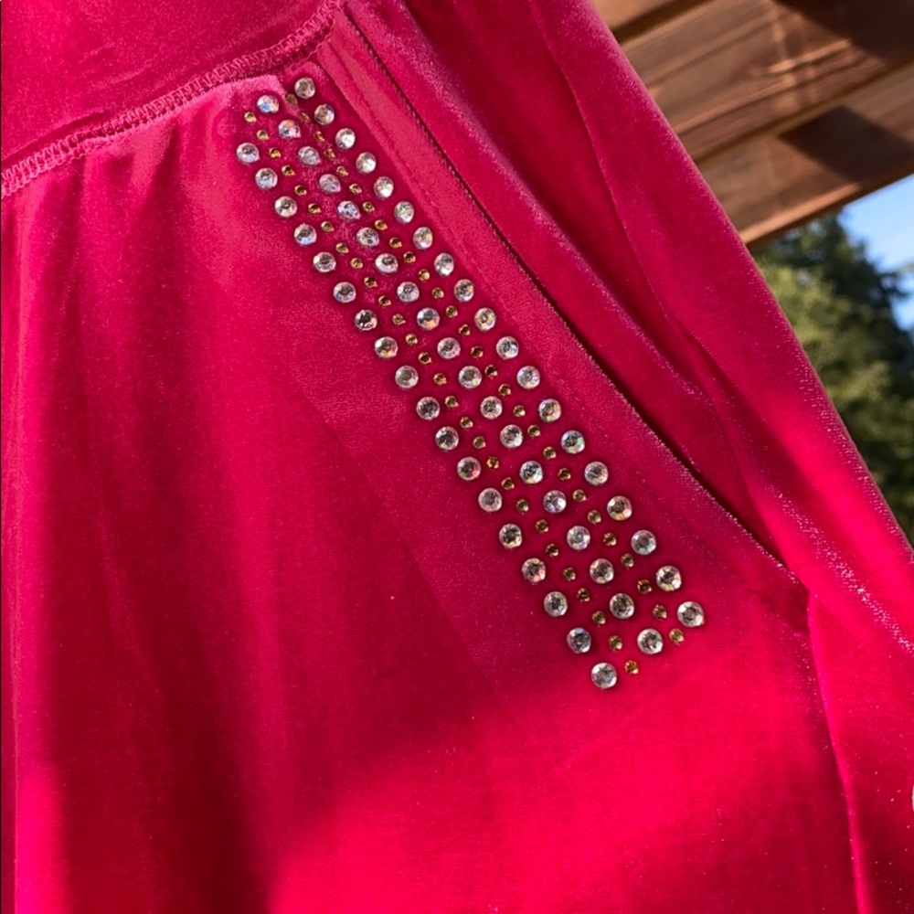 Beautiful pink velour track suit - Picture 4 of 16